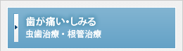 歯が痛い・しみる【虫歯治療・根管治療】