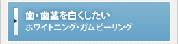 歯・歯茎を白くしたいホワイトニング・ガムピーリング